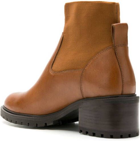 Sarah Chofakian leather Melrose boots Brown