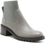 Sarah Chofakian leather Melrose boots Grey - Thumbnail 2
