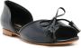 Sarah Chofakian leather Norway flat sandals Black - Thumbnail 2