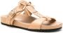 Sarah Chofakian leather Oregon flat sandals Neutrals - Thumbnail 2