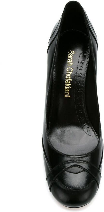 Sarah Chofakian leather pumps Black