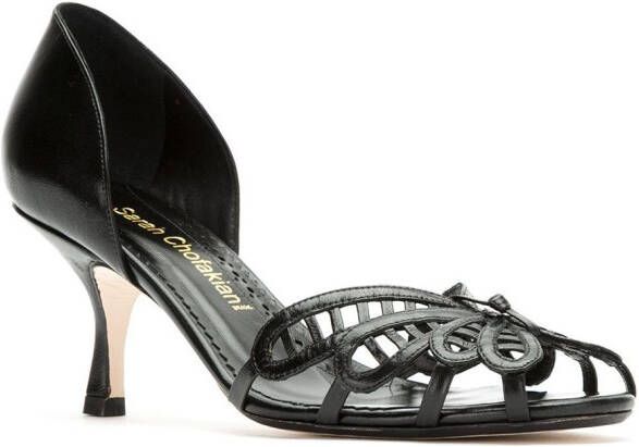 Sarah Chofakian leather sandals Black
