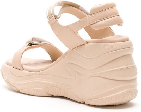 Sarah Chofakian leather Sarah Comfort sandal Neutrals