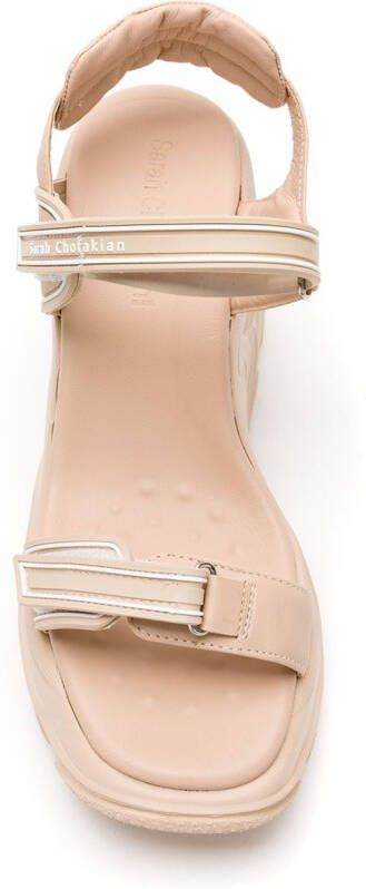 Sarah Chofakian leather Sarah Comfort sandal Neutrals