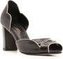 Sarah Chofakian Léger 75mm leather pumps Black - Thumbnail 2