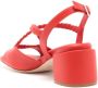Sarah Chofakian Liane 45mm braided slingback sandals Orange - Thumbnail 3