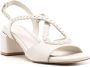 Sarah Chofakian Liane 45mm slingback sandals White - Thumbnail 2