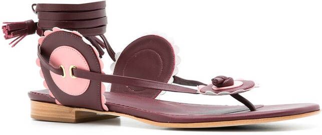 Sarah Chofakian Life Style sandals Red