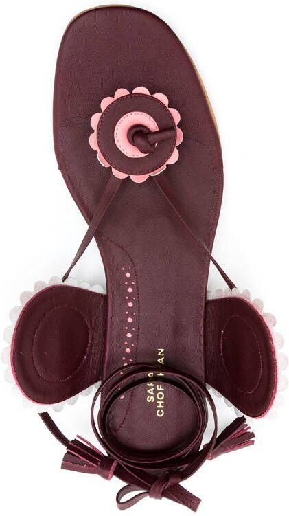 Sarah Chofakian Life Style sandals Red