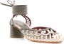 Sarah Chofakian Lilibet 50mm ankle-tie sandals Green - Thumbnail 2