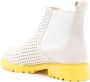 Sarah Chofakian Louis leather ankle boots White - Thumbnail 3
