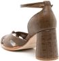 Sarah Chofakian Lucie 65mm leather sandals Brown - Thumbnail 3