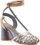 Sarah Chofakian Lupita metallic strappy sandals - Thumbnail 2