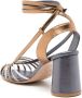 Sarah Chofakian Lupita metallic strappy sandals - Thumbnail 3