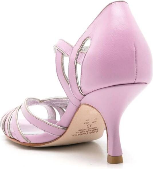 Sarah Chofakian Marcel leather sandals Pink