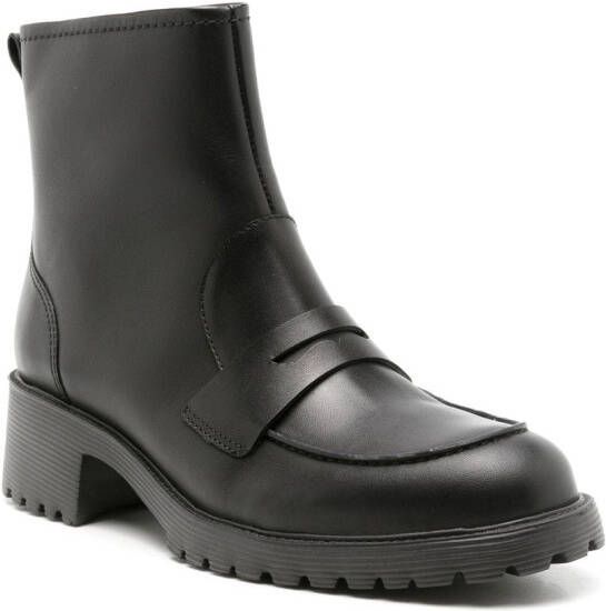 Sarah Chofakian Marcellie leather boots Black