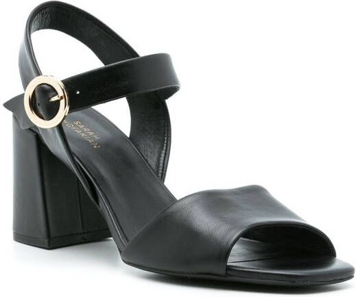 Sarah Chofakian Margaret 85mm leather sandals Black