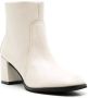 Sarah Chofakian Mariette leather ankle boots White - Thumbnail 2