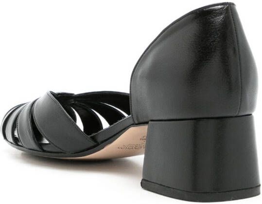 Sarah Chofakian Marjorie 40mm round-toe pumps Black