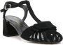 Sarah Chofakian Marly 45mm bow-detailing suede sandals Black - Thumbnail 2