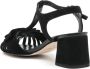 Sarah Chofakian Marly 45mm bow-detailing suede sandals Black - Thumbnail 3