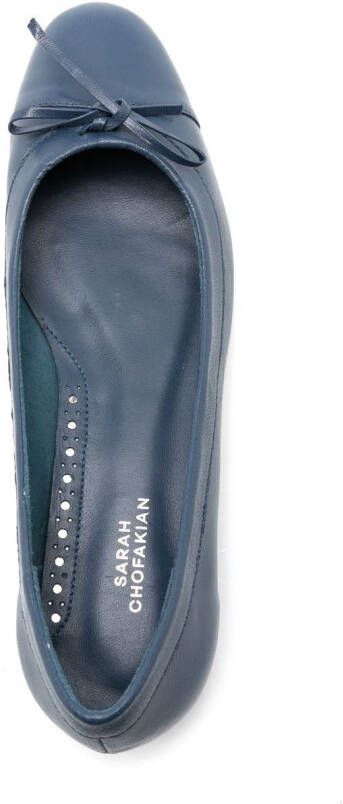 Sarah Chofakian Martina ballerina shoes Blue