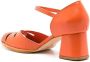 Sarah Chofakian Melaine 40mm cut-out sandals Orange - Thumbnail 3