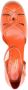 Sarah Chofakian Melaine 40mm cut-out sandals Orange - Thumbnail 4