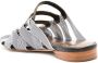Sarah Chofakian Mia strap-design flat sandals Blue - Thumbnail 3