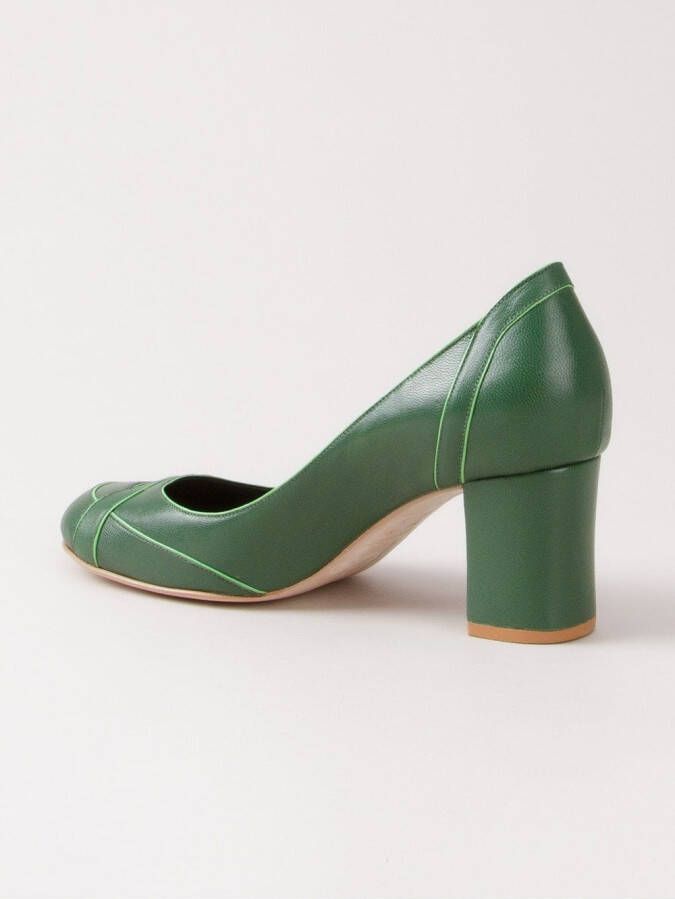 Sarah Chofakian mid-heel pumps Green