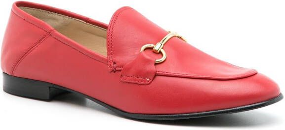 Sarah Chofakian Milao leather loafers Red