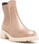 Sarah Chofakian Mirre leather ankle boots Gold - Thumbnail 1