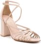 Sarah Chofakian Miuccia 75mm bow-detail sandals Neutrals - Thumbnail 2