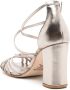 Sarah Chofakian Miuccia 90mm caged-design sandals Metallic - Thumbnail 3