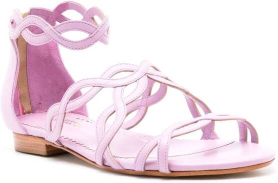 Sarah Chofakian Naomi II flat sandals Purple