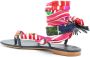 Sarah Chofakian Ocean flat sandals Blue - Thumbnail 3