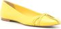 Sarah Chofakian Pati leather ballerina shoes Yellow - Thumbnail 2