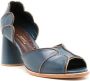 Sarah Chofakian Pattrice 65mm scallop-edge sandals Blue - Thumbnail 2