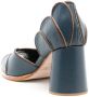 Sarah Chofakian Pattrice 65mm scallop-edge sandals Blue - Thumbnail 3