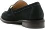 Sarah Chofakian Paulette nubuck leather loafers Blue - Thumbnail 3