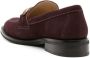 Sarah Chofakian Paulette nubuck leather loafers Purple - Thumbnail 3
