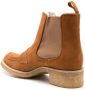 Sarah Chofakian Pullman leather ankle boots Brown - Thumbnail 3