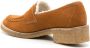 Sarah Chofakian Pullman shearling-trimmed loafers Brown - Thumbnail 3