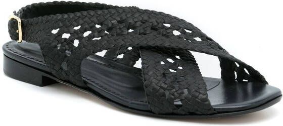 Sarah Chofakian Rasteria open-toe sandals Black