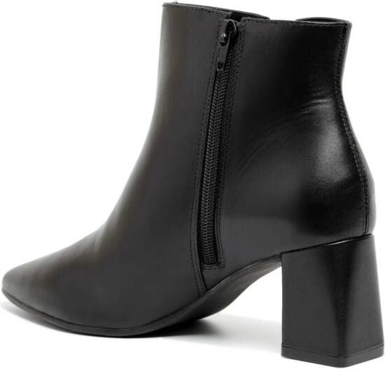 Sarah Chofakian Rebecca 55m leather boots Black