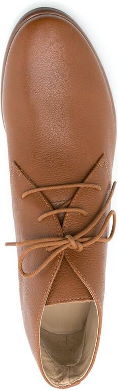Sarah Chofakian Rizzo leather boots Brown