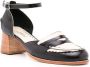 Sarah Chofakian round-toe leather sandals Black - Thumbnail 2