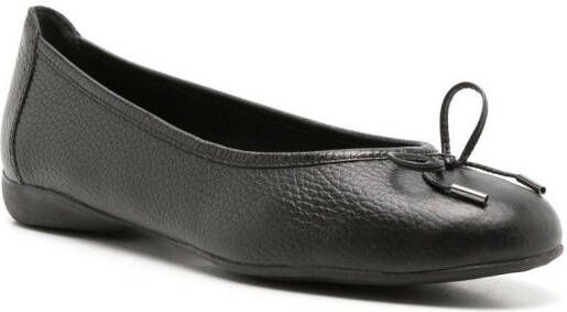 Sarah Chofakian Sapatilha leather ballerina shoes Black