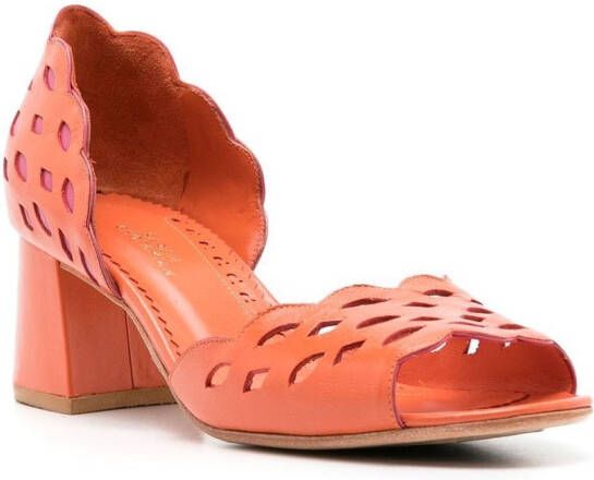 Sarah Chofakian Sapato Vivienne sandals Orange