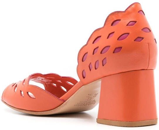 Sarah Chofakian Sapato Vivienne sandals Orange